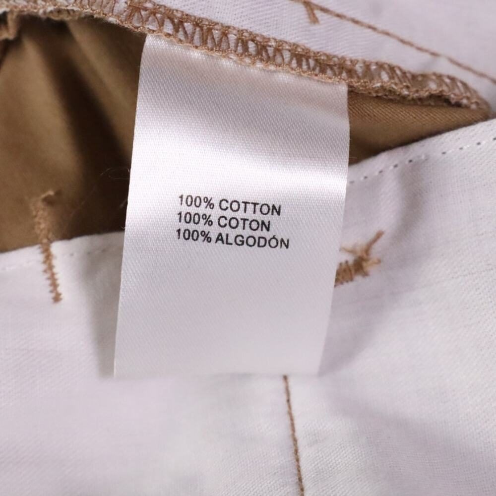 Crooks & Castles Jogger Pants Men 36 Khaki Tan Cotton Twill Tapered Classic NWT - Picture 14 of 14